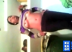 desi generalized self recored coupled with shows the brush bosom coupled with pussy